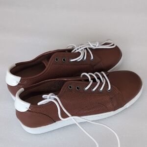 Minelli Chestnut and Ivory Men's Sneakers